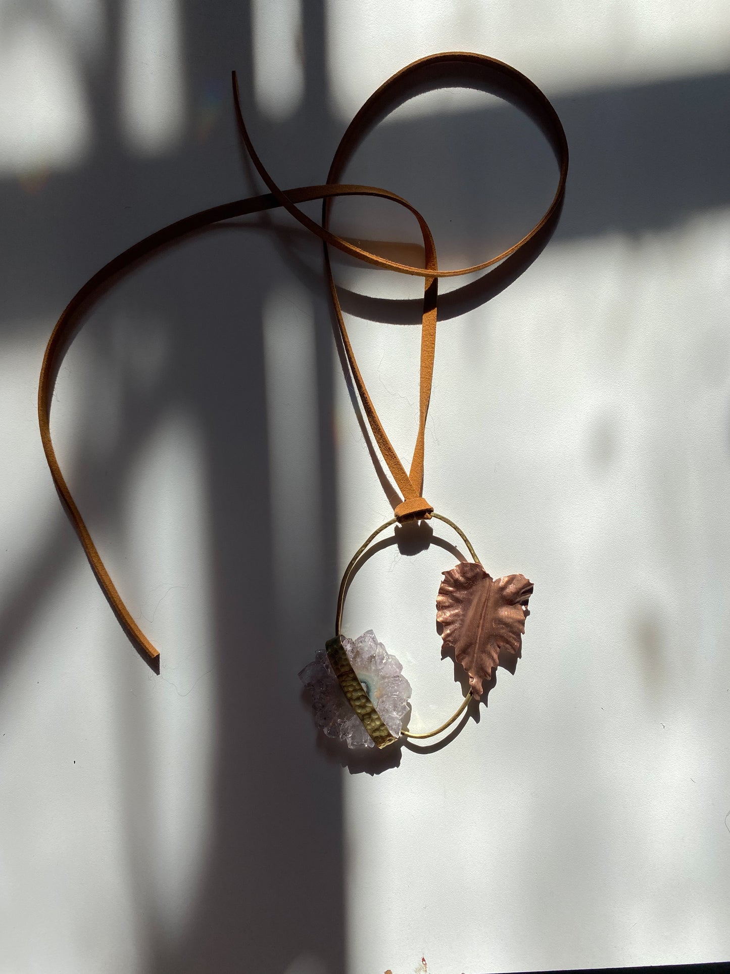 Collar hiedra y estalactita "The Garden Of Stones"