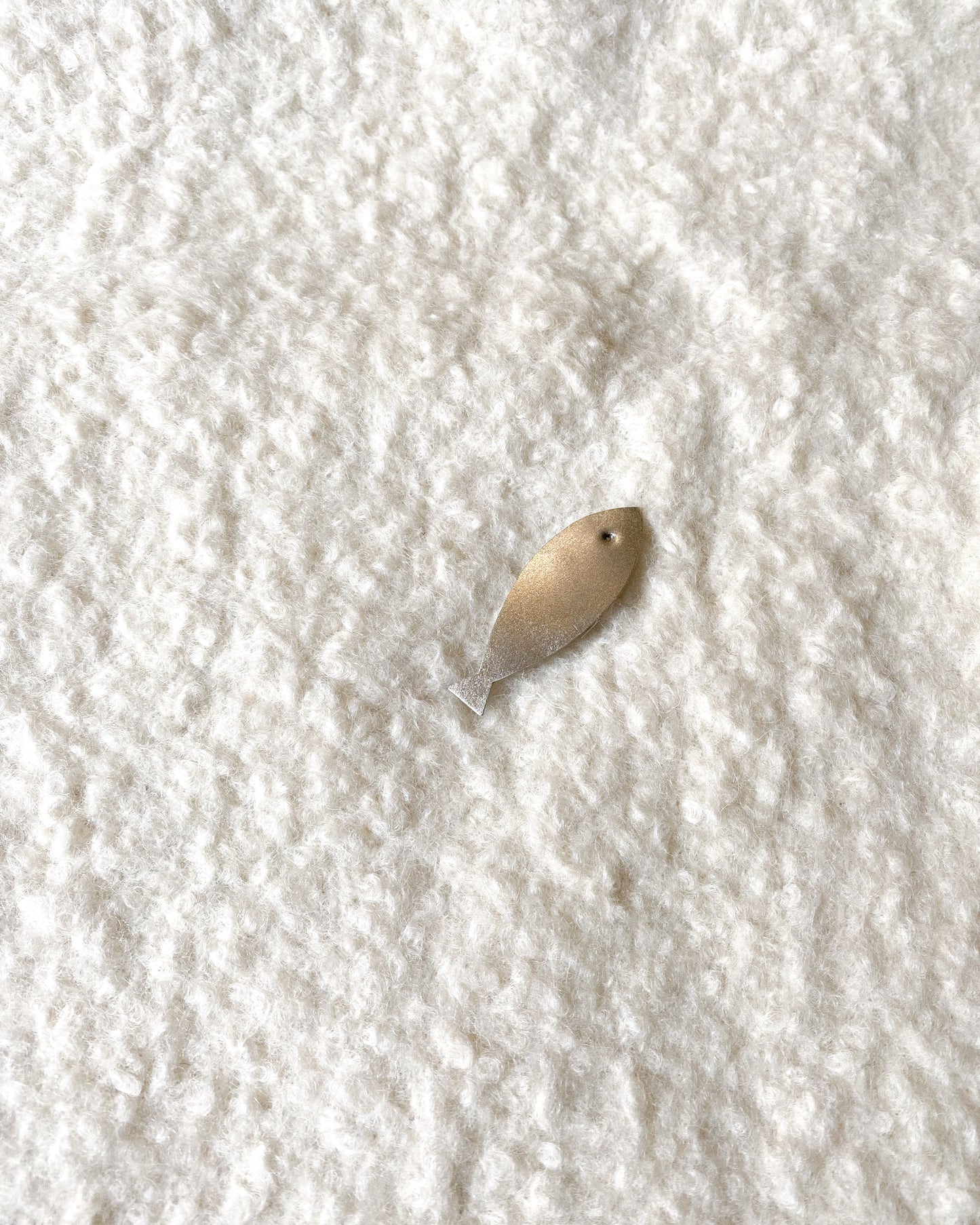 Prendedor- broche Sardina alpaca